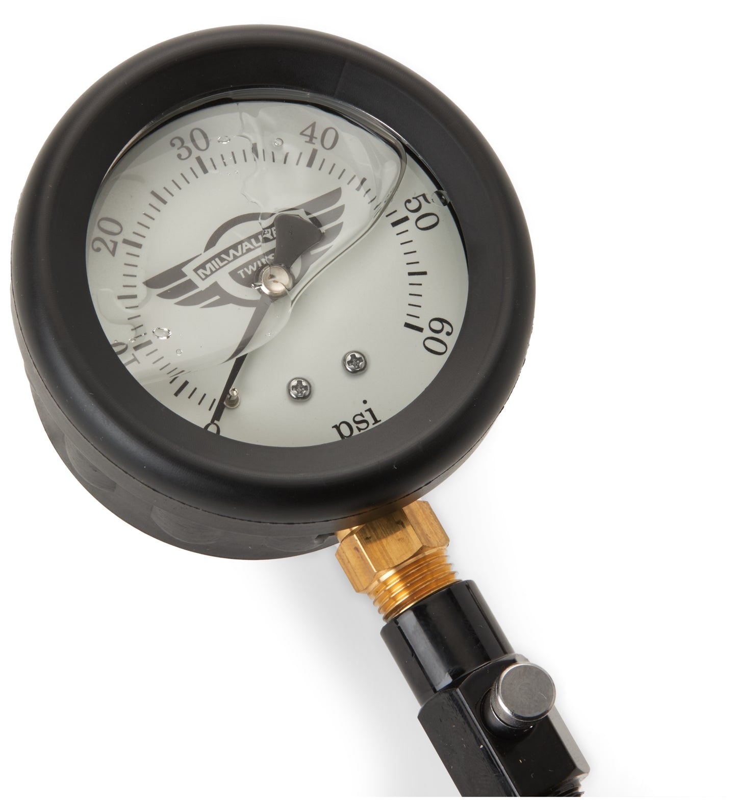  Milwaukee Twins Liquid Filled Tire Pressure Gauge