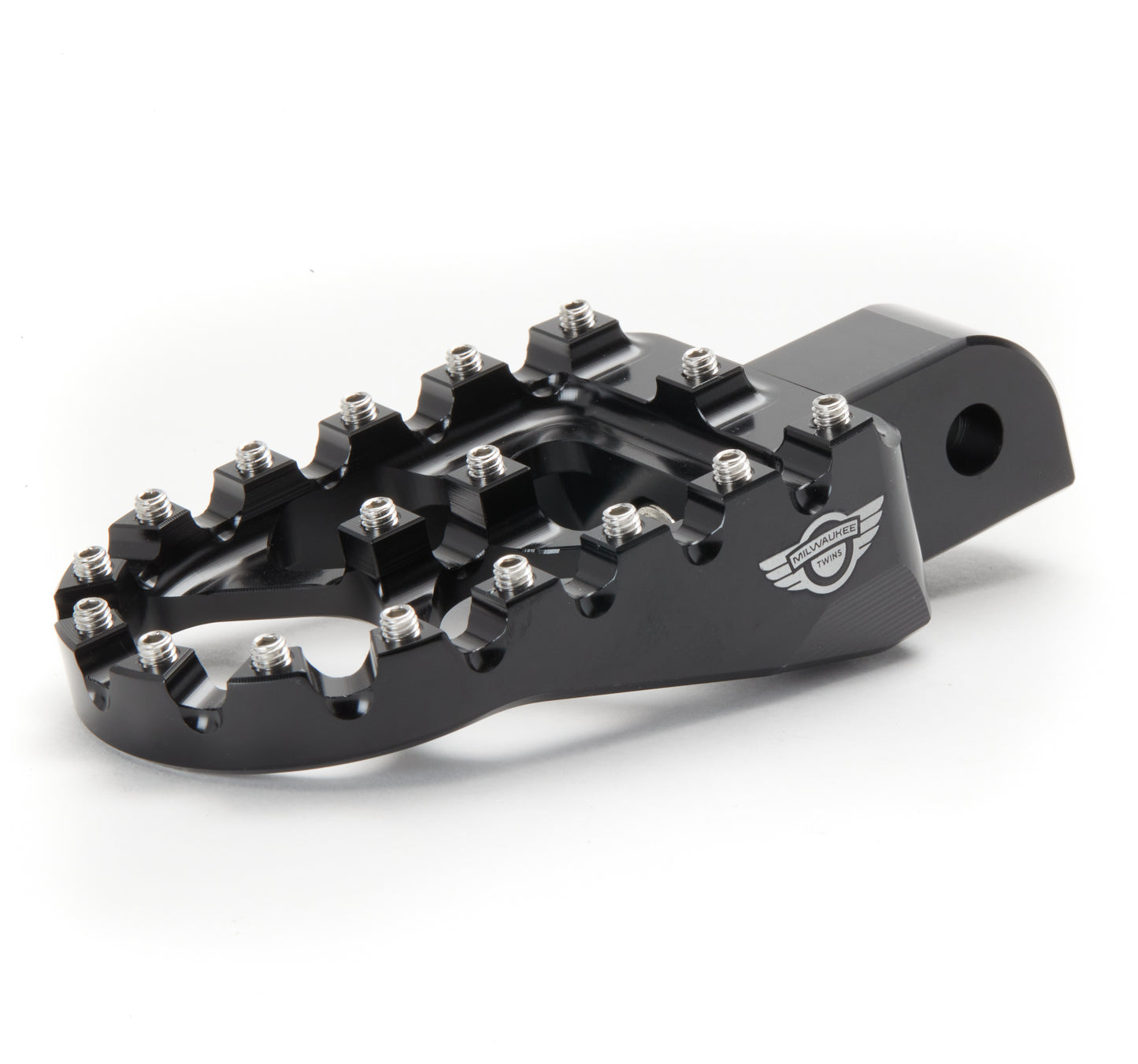  Milwaukee Twins MX Style Passenger Pegs For Harley Softail 2018-2026
