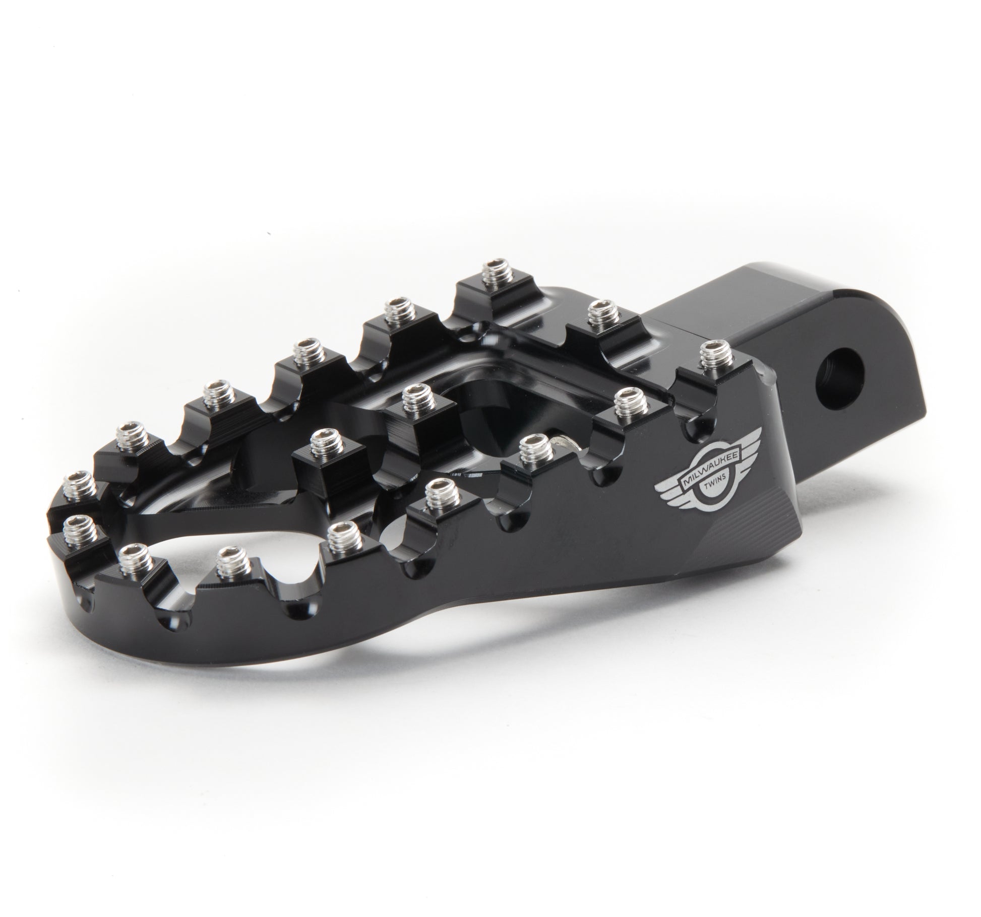  Milwaukee Twins MX Style Passenger Pegs For Harley Softail 2018-2026