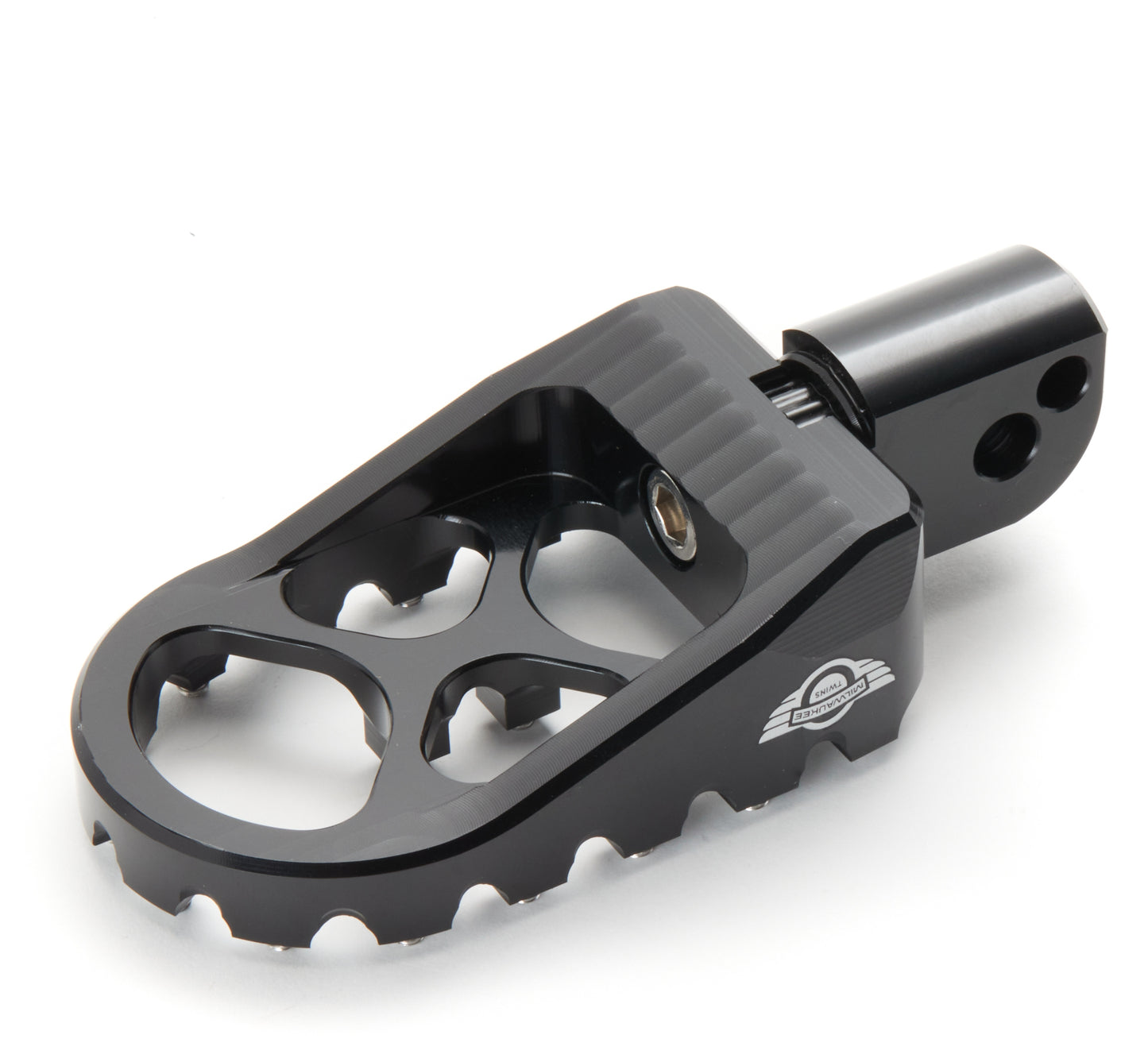  Milwaukee Twins MX Style Passenger Pegs For Harley Softail 2018-2026