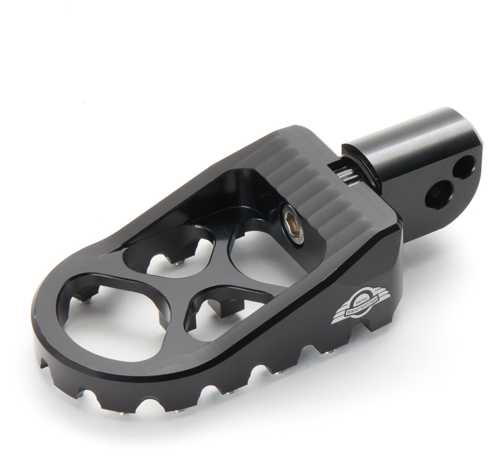  Milwaukee Twins MX Style Passenger Pegs For Harley Softail 2018-2026