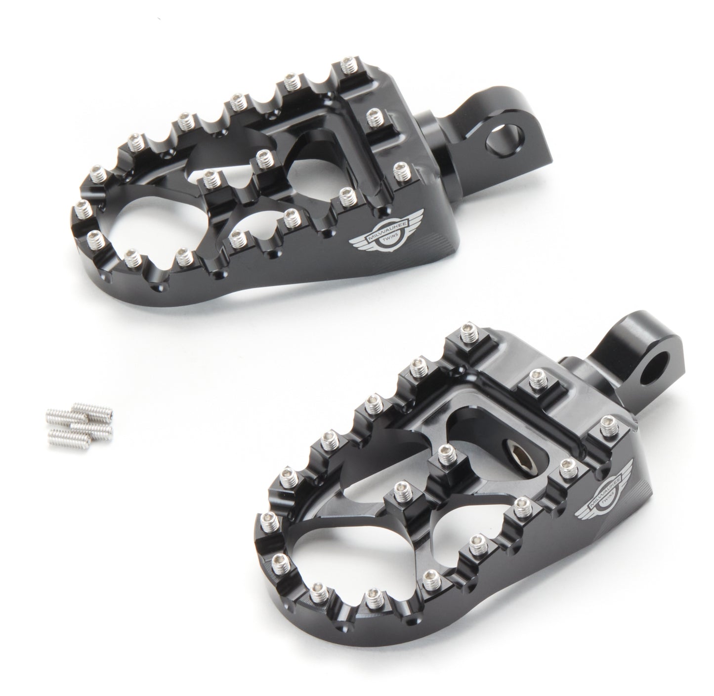  Milwaukee Twins MX Style Pegs For Harley