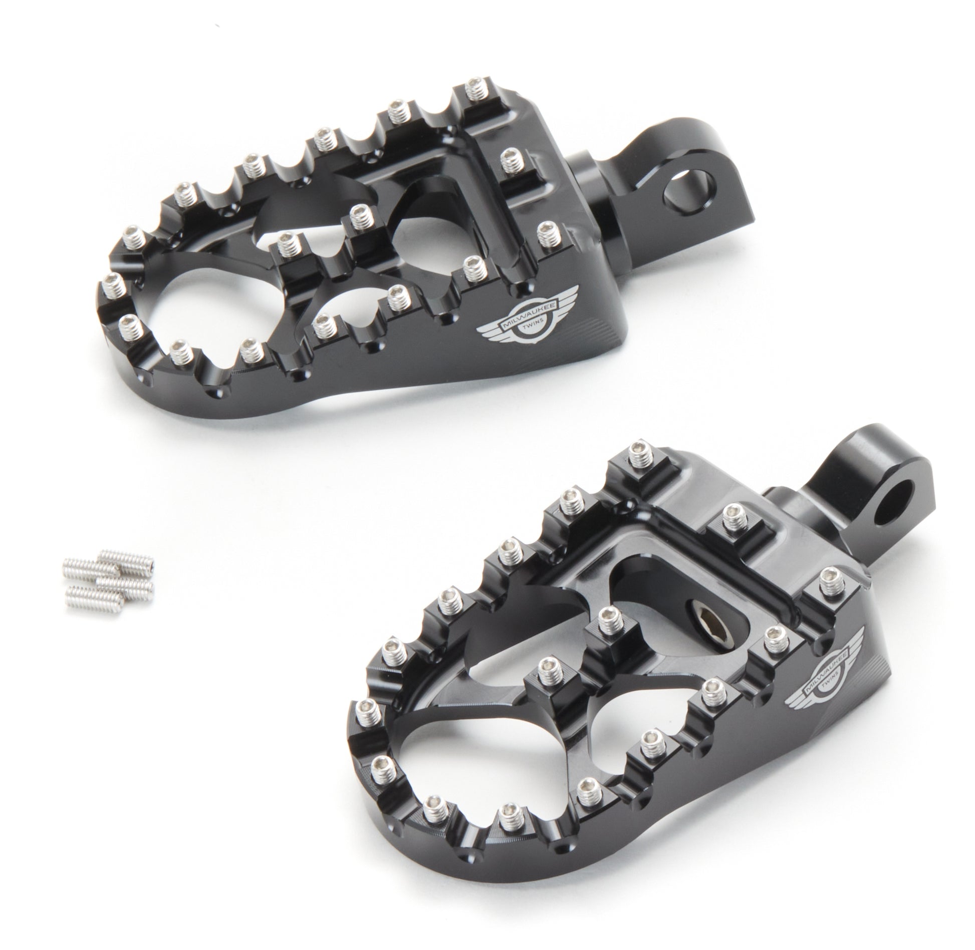  Milwaukee Twins MX Style Pegs For Harley