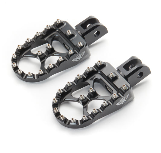  Milwaukee Twins MX Style Rider Pegs For Harley Softail / Sportster S / Nightster 2018-2026