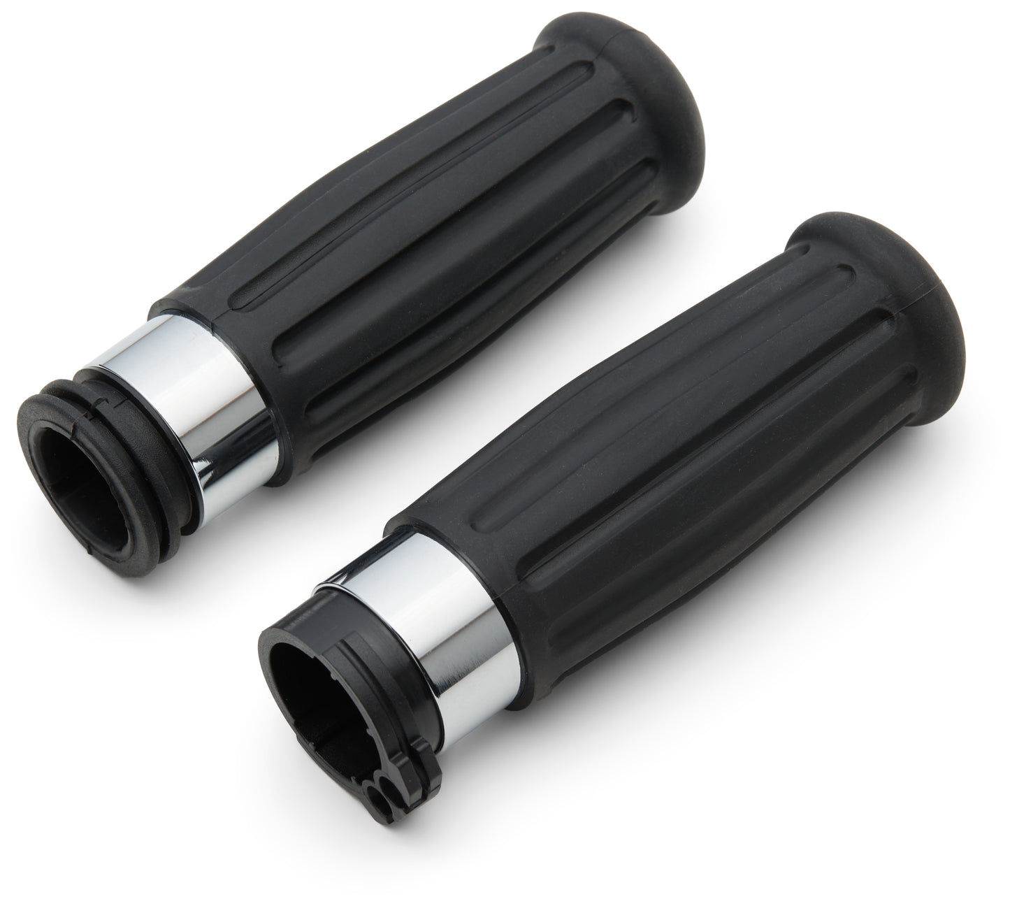  Milwaukee Twins Nostalgic Style Grip Set For Harley With Dual Cable Throttle