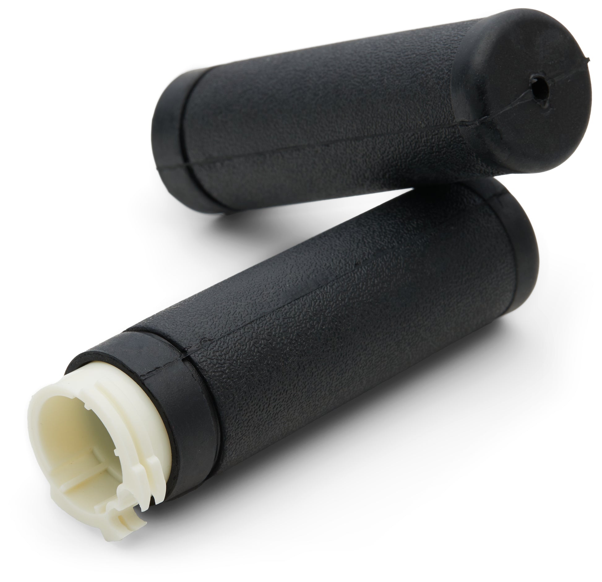  Milwaukee Twins OEM Style Rubber Grip Set For Harley With Dual Cable Throttle
