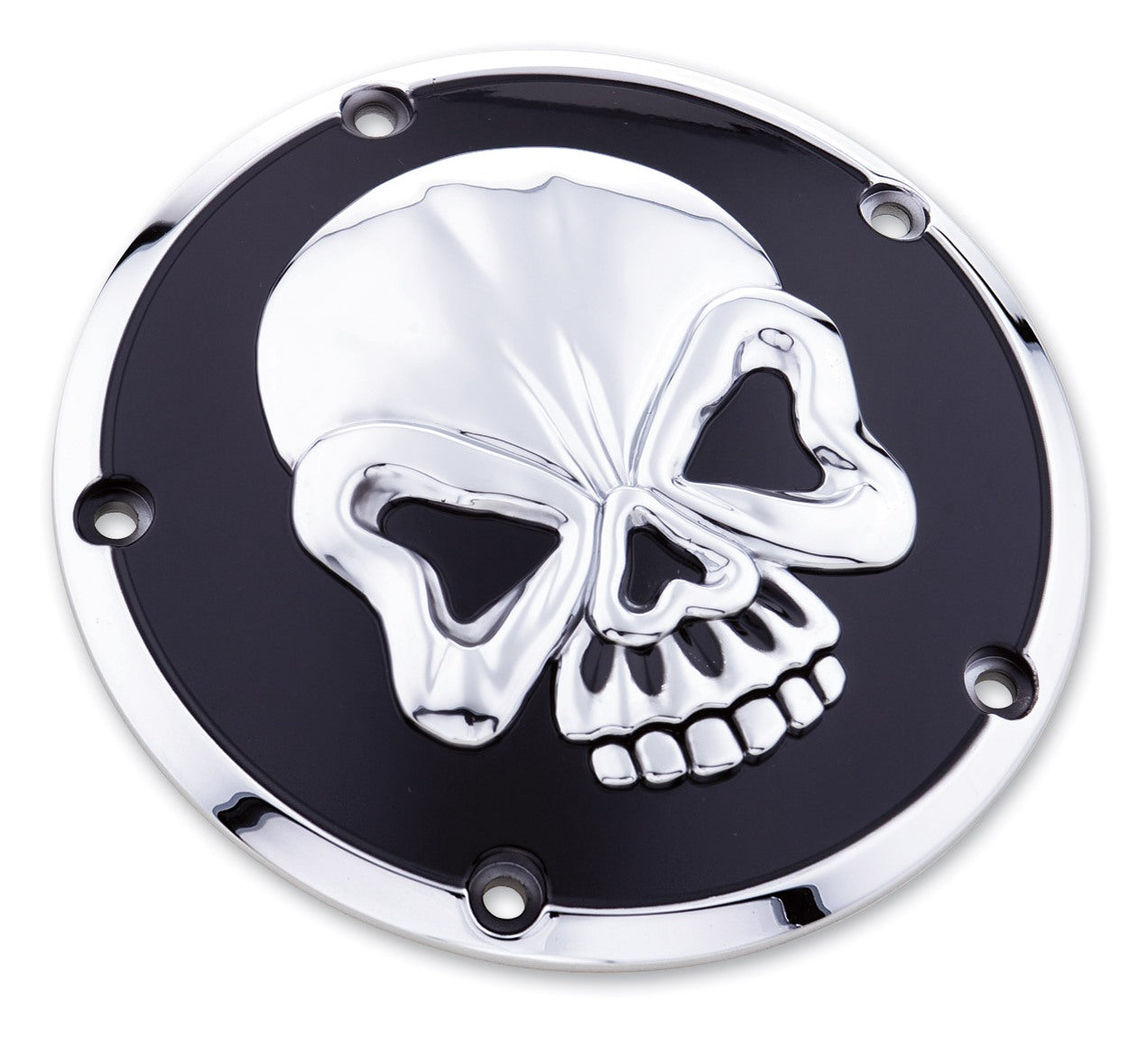  Milwaukee Twins Skull Derby Cover For Harley Big Twin 1999-2018