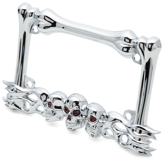  Milwaukee Twins Skull License Plate Frame