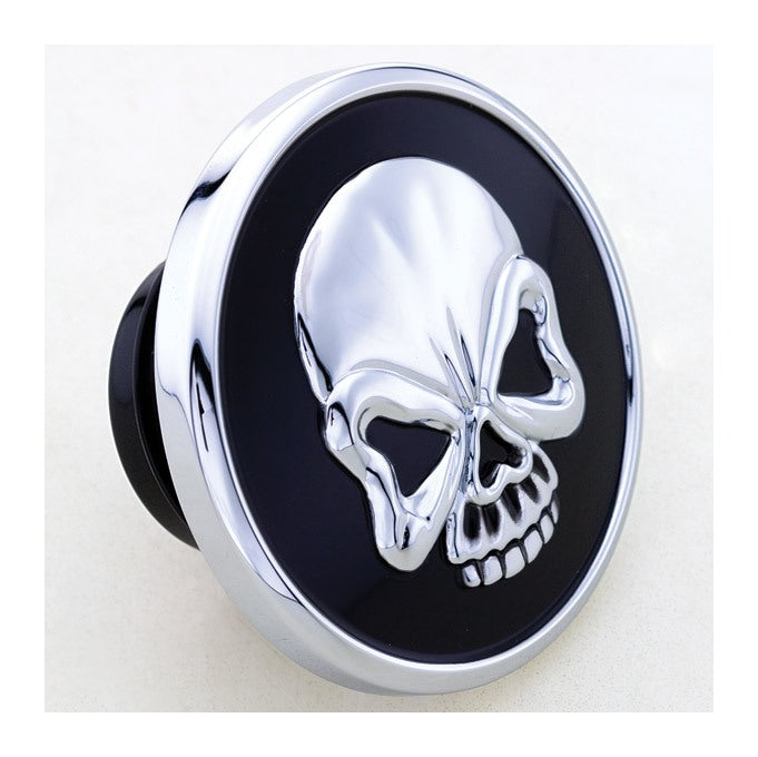  Milwaukee Twins Skull Vented Gas Cap For Harley 1984-1996