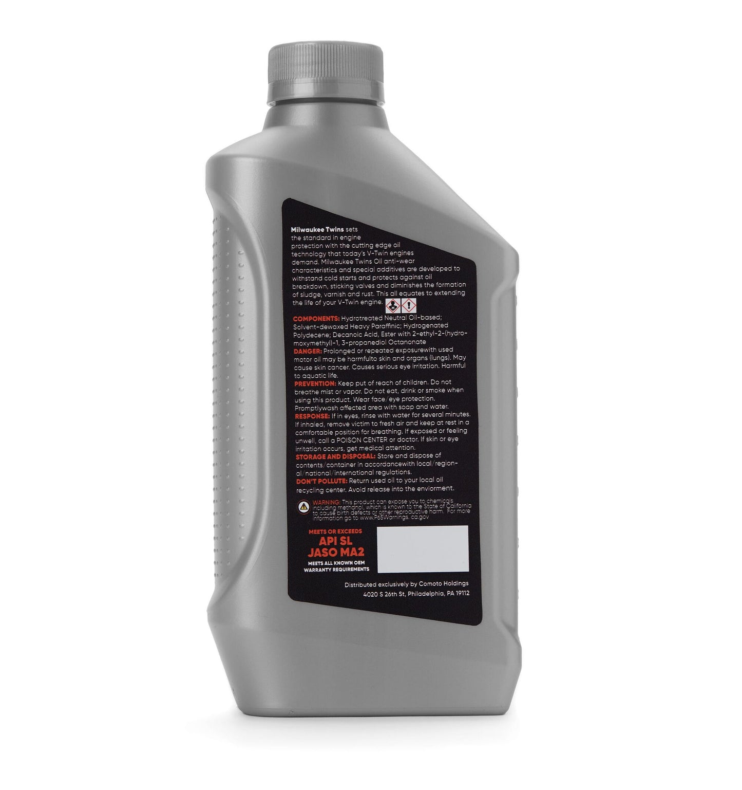  Milwaukee Twins Synthetic Motorcycle Oil