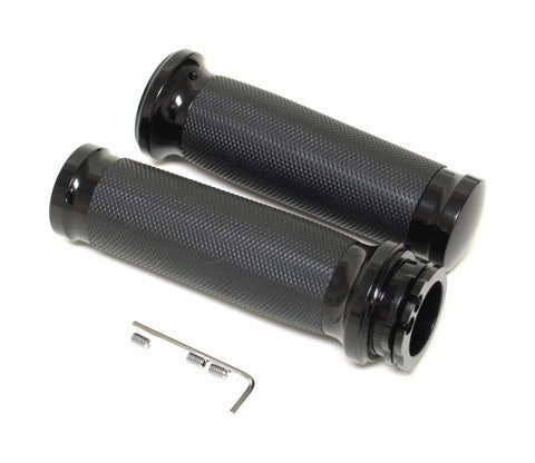  Milwaukee Twins T-II Grips For Harley With Dual Cable Throttle