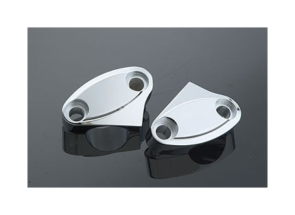  Milwaukee Twins Two-Piece 1" Riser Clamp Set For Harley