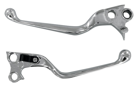  Milwaukee Twins Wide Blade Lever Set For Harley Big Twin / Sportster 1996-2017